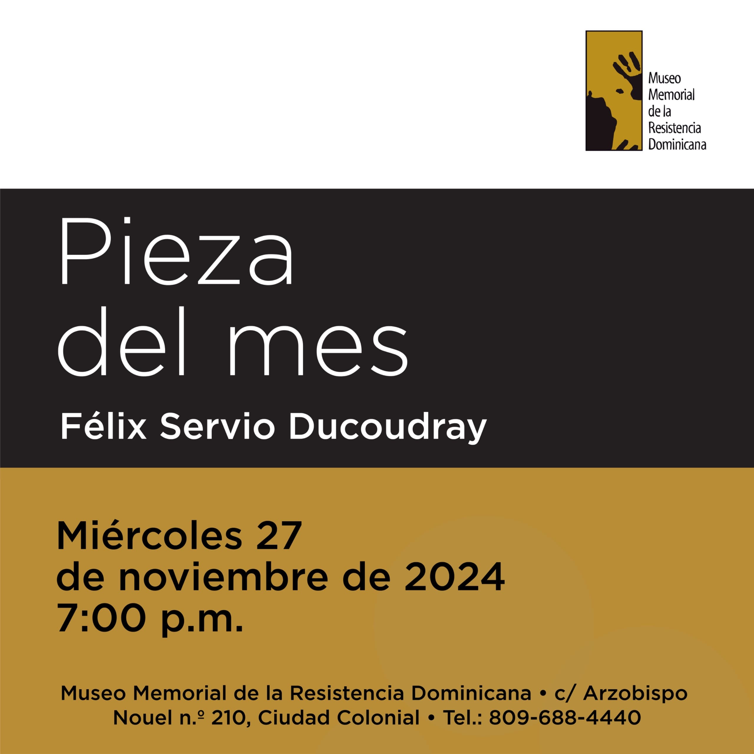 Pieza del mes Félix Ducoudray