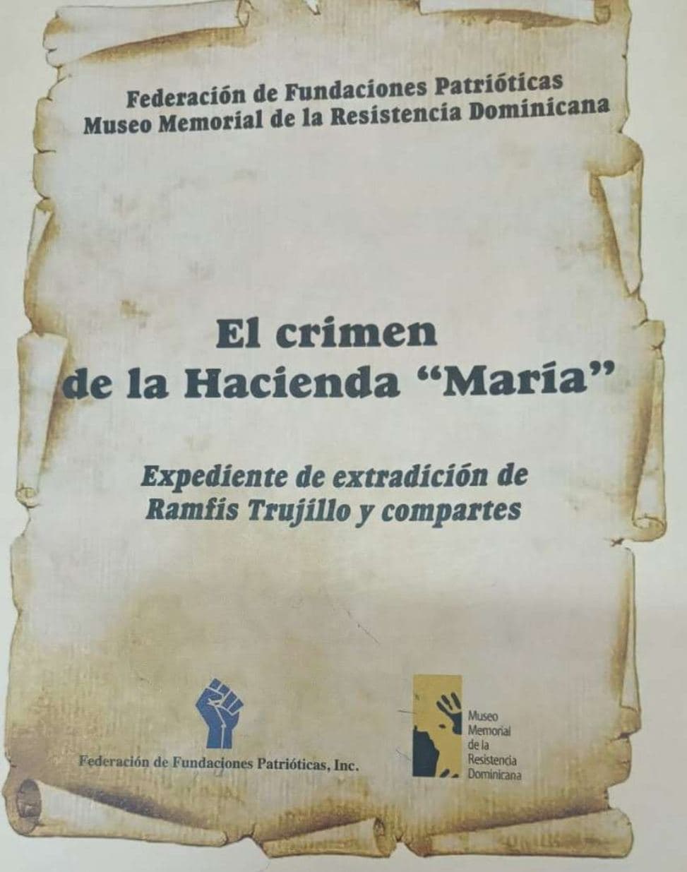 Portada de El crimen de la Hacienda María