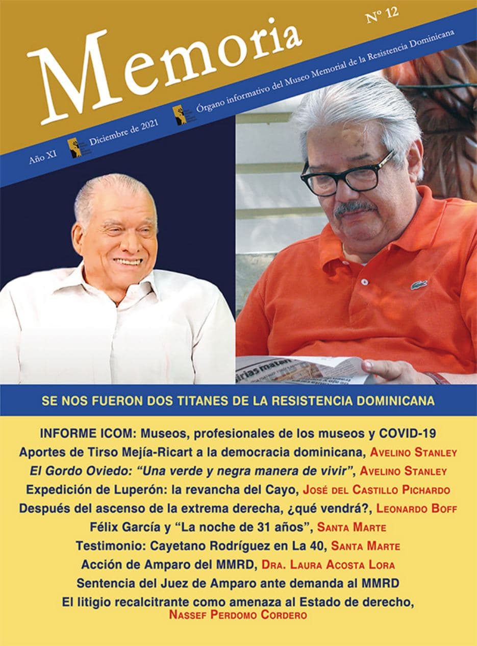 Portada de Revista Memoria 12
