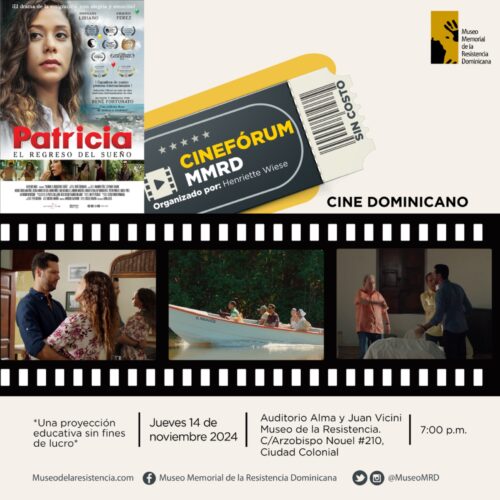 Jueves 14 de noviembre Cinefórum MMRD – Patricia